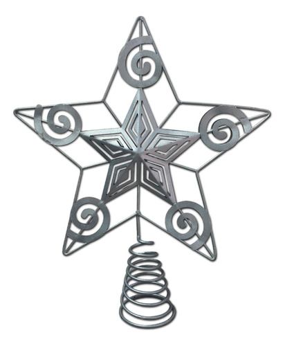 Estrella Puntal Navidad Deco Arbol Metal Pettish Online