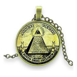 Collar Illuminati Masonería Masón Ojo Maestro Hombre Mujer