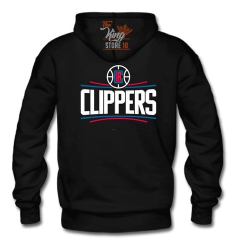 Poleron Con Cierre, Deportes, Los Angeles Clippers, Basketball, Nba, Baloncesto / The King Store 10