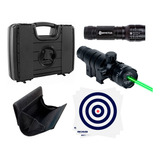 Laser Pistola Airsoft Airgun + Proteção + Lanterna + Alvo