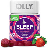 Olly Sleep 60 Gomitas Sabor Fresa Sueño Reparador 3 Mg