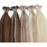 10 Unidades De Extensiones Individuales 35cm Largo Con Color