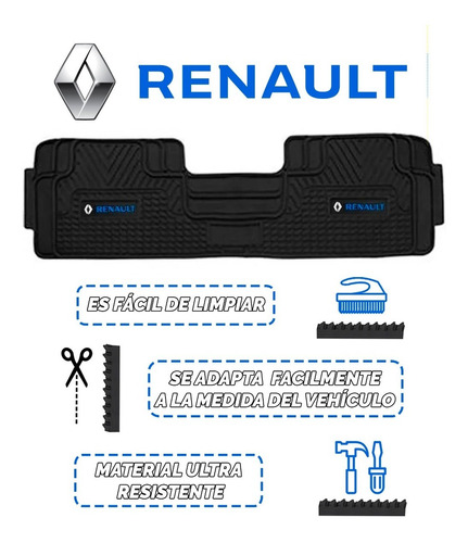 Pisos De Jebe Camioneta Renault Duster, Oroch, Stepway Foto 3