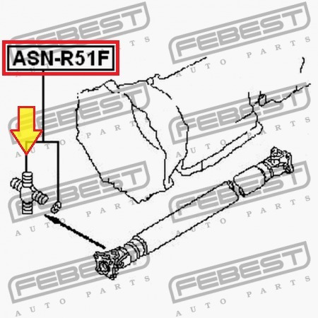 Cruceta Delantera Nissan Pathfinder R51 Frontier D40 Foto 3