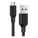 Cable Ugreen Macho Usb 2.0 A Micro Usb De 1 Metro, Color Negro