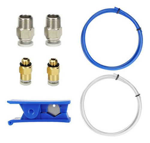 Conjunto De Tubos De Ptfe De 7 Peças, 2 Peças De Tubo De Ptf