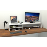 Suporte Monitor Mesa Base Home Office Setup Game 80x20x15 Br