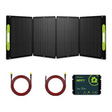 Kit Panel Solar Portátil 200w Con Soporte Ajustable