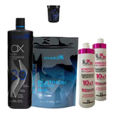 Pó Descolorante + Ox 20 Volumes Souple Liss + Kit Shampoo