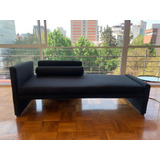 Sofa Banca Echadero Algodon Negro 190x78x70alt