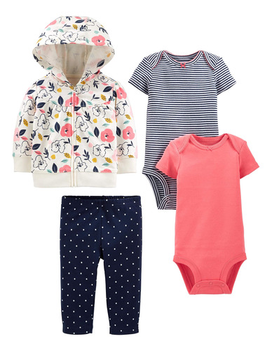 Simple Joys By Carters Conjunto De 4 Piezas Con Chaqueta, P.