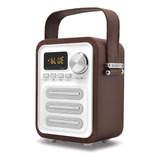 Knz Retro2 Altavoz Bluetooth 5.0 Estilo Vintage Con Radio Fm