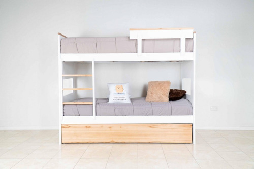 Cama Cucheta Nordica Infantil Con Carro Fijo