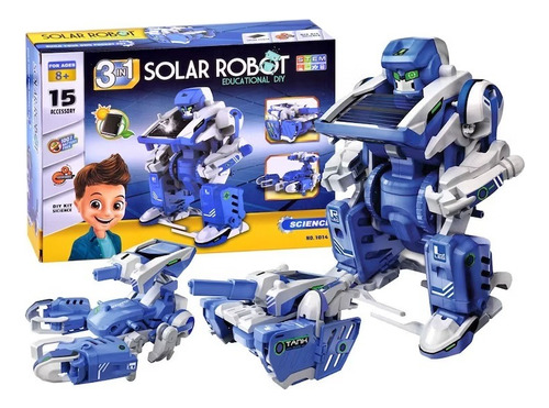 Robot 3 En 1 Juguete Armable Educacional Diy Regalo Niños