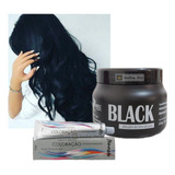 Tinta De Cabelo Preto Nº 2 + Matizador Black 500g Mairibel