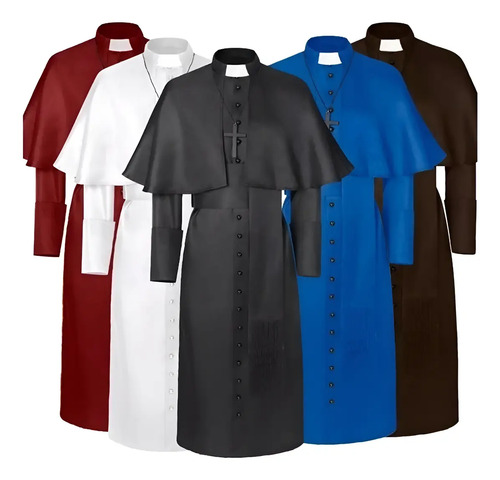 Halloween Reaper Monje Traje, Mago Sacerdote Traje