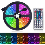 Cinta Led 5050 Rgb Multicolor Con Adaptador Y Control