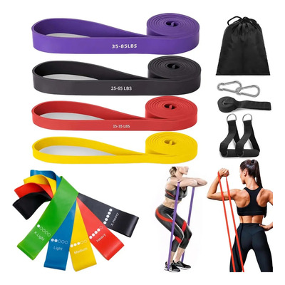 Ligas Resistencia Bandas Elastica Pull Up Entrena En Casa | MercadoLibre