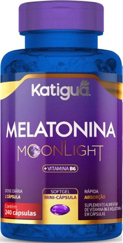 Melatonina + Vitamina B6 - 240 Cáps Softgel