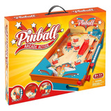 Juego De Mesa Pinball Arcade 50x37x8 Cm Con 10 Bolas 