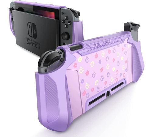 Funda Para Nintendo Switch Y Control Joy-con Puerpura