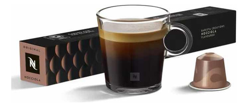 Caja X10 Capsulas Nespresso Nocciole Avellana Cafe Barista