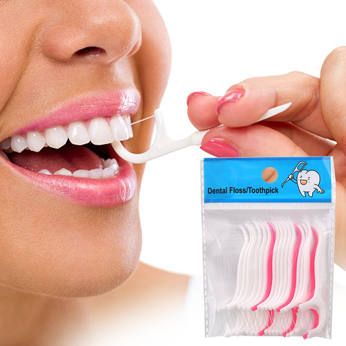 Palillos De Dientes Desechables Para Limpieza Bucal Con Hilo