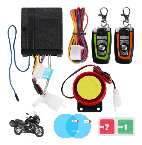 Alarma Arranque Control Remoto Para Moto Seguridad Antirrobo