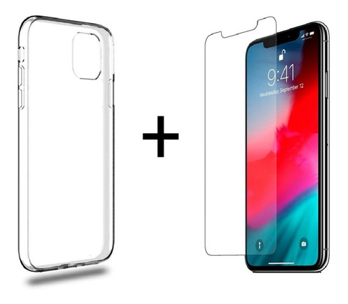 Funda Tpu Antigolpe Para iPhone 13pro Max +vidrio De Regalo