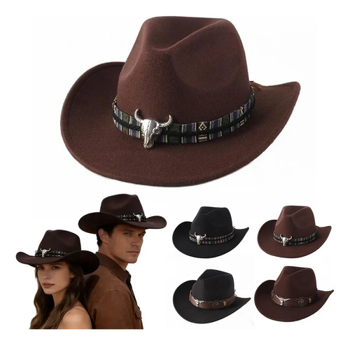 Sombrero Vaquero Texano Economico Niño Adulto Colores | MercadoLibre