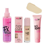 Base De Maquillaje Easy Cover +face Primer +fijador Fx Fixer