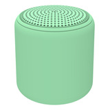 Altavoz Pequeño De Metal Macaron, Mini Subwoofer Redondo Blu