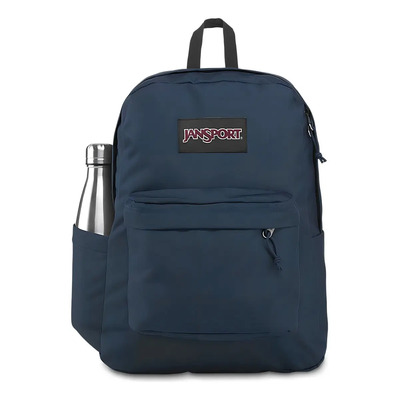 Mochila escolar JanSport Superbreak Navy color azul diseño liso | Envío gratis