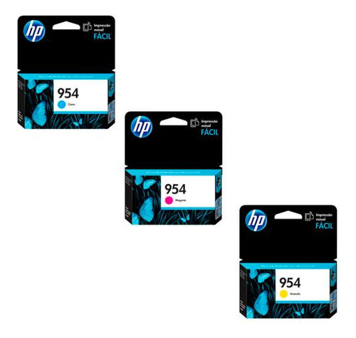 Pack Kit 3 Cartucho Hp 954 Colores Nuevos 