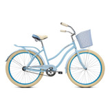 Bicicleta Mercurio Cruiser Retro Rodada 26 Salpicaderas Color Azul