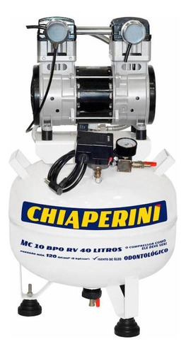 Compressor Odontológico 10 Pés 40l S/ Óleo Bpo Rv Chiaperini