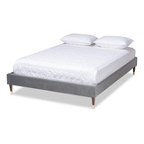 Estructura De Cama, Doble, Gris