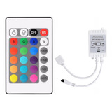 Control Remoto De 24 Teclas+controlador Led Dc12v Caja De Co