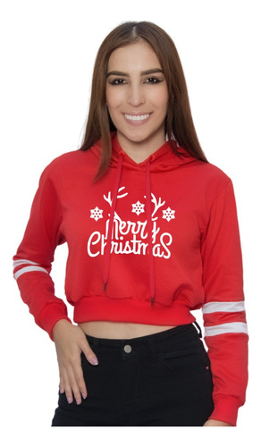 Buzo Buso Saco Hoodie Merry Christmas Navideños Navidad