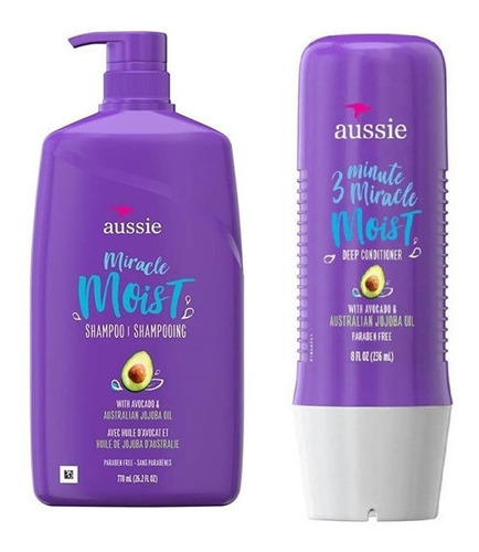 Kit Shampoo E Mascara 3 Min Avocado - Miracle Moist