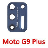 Lente Vidro Da Câmera Traseira Moto G9 Plus Xt2087-1 Nova