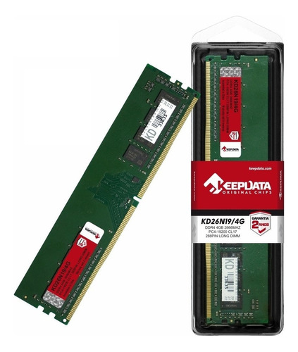 Kit 10 Memorias Desk Ddr4 4gb 2666mhz Kd26n19 4g Keepdata