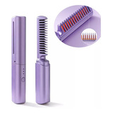 Plancha De Pelo Inalámbrica Mini Comb, Portátil Y Recargable