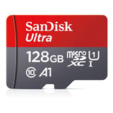 Tarjeta Micro Sd Sandisk Ultra 128gb 100mb/s Clase 10 A1 U1