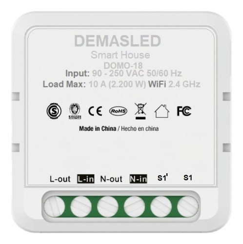 Pack 10 Interruptores Inteligentes On/off Wifi + Rf Domotica