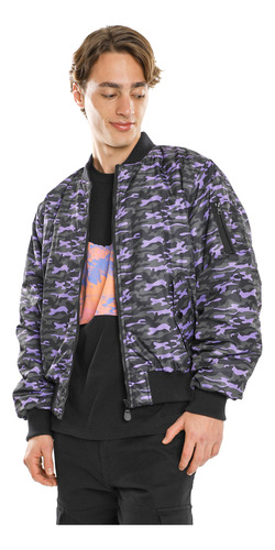 Chamarra Bomber Acolchada C&a De Hombre