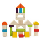 Bloques Juego De Construcción Madera  Didáctico Montessori