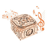 Rompecabezas 3d De Madera Caja De Música Con Compartimentos