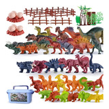 Juguete Dinosaurio Para Niños Con Mapa Y Árbol, 104 Pcs