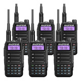 Kit 6 Radios Baofeng Uv16 Comunicador Walk Talk Dual Band